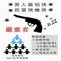 早洩治療終極版 必利勁+持久液 內服外擦